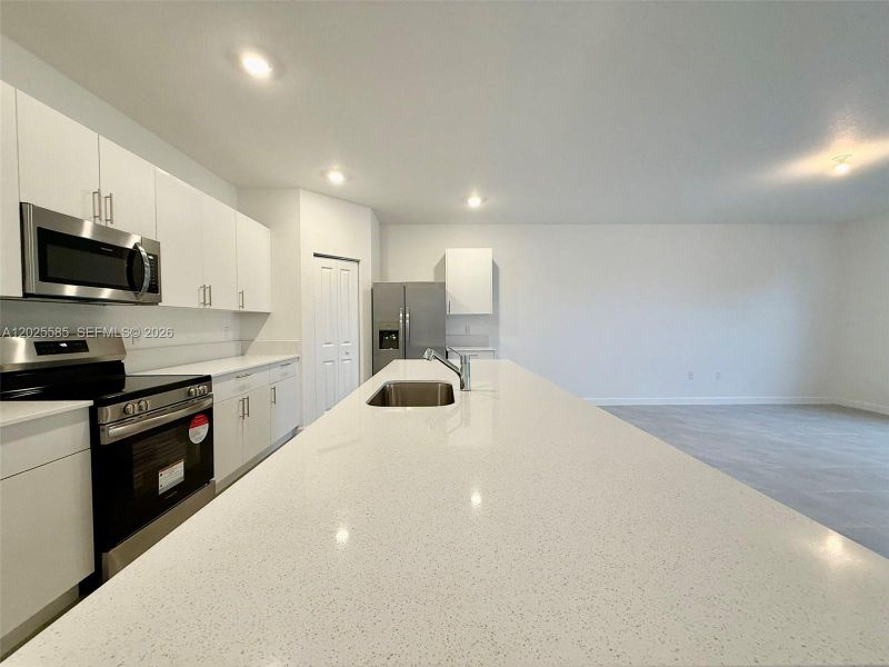 Furnished interior view inside a new home in , Dania Beach (Image 5). Furnished interior view inside a new home in , Dania Beach (Image 5).