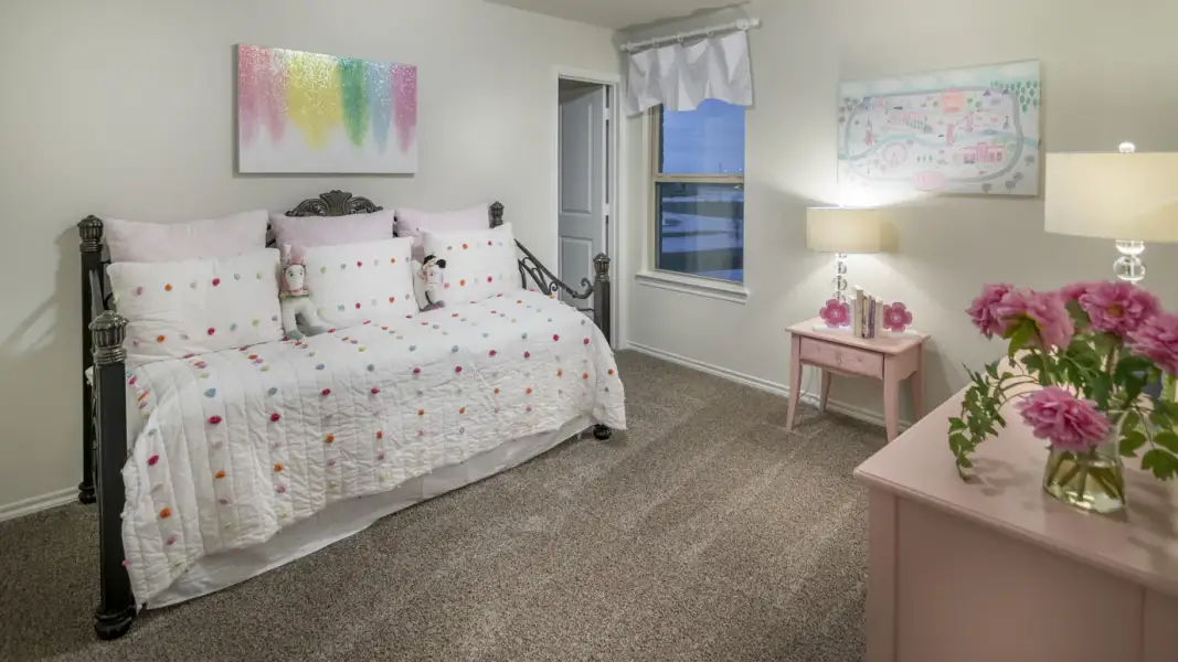 Furnished interior view inside a new home in Wildcat Ranch, Crandall (Image 4).