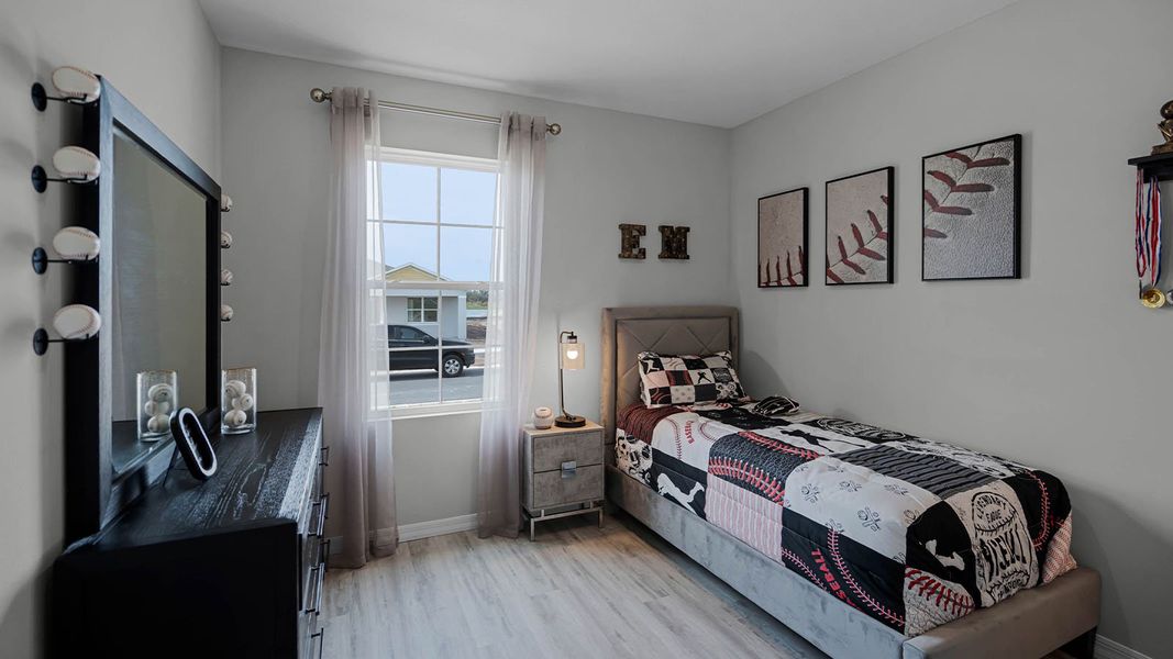 Furnished interior view inside a new home in Harmony at Lake Eloise, Winter Haven (Image 25).