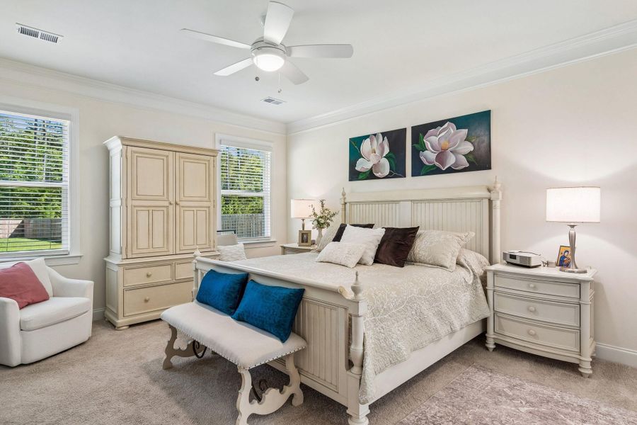 Furnished interior view inside a new home in , Huger (Image 37).