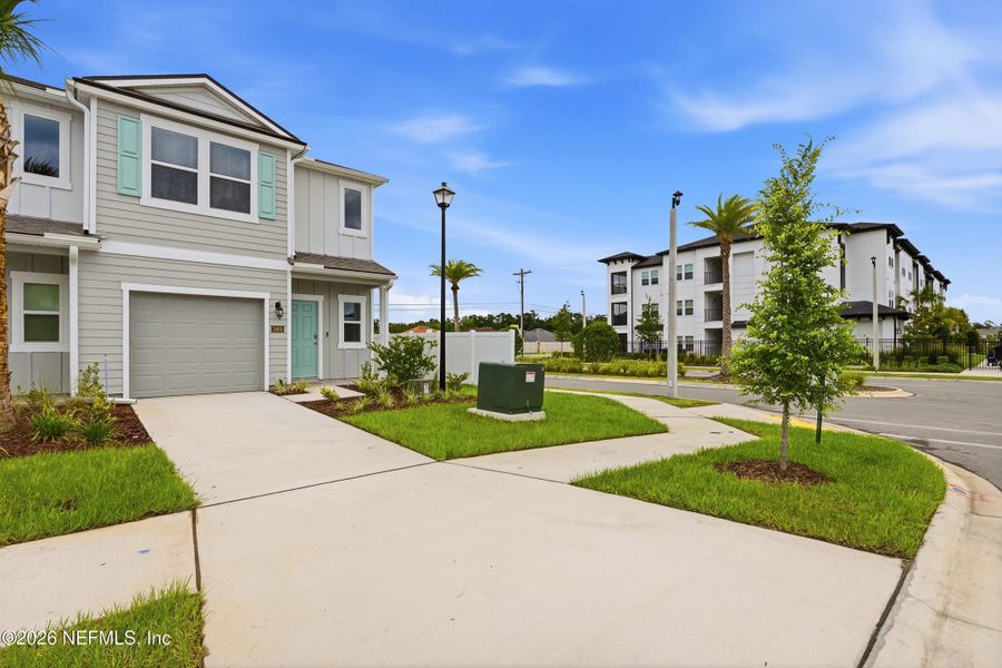 Front exterior of a new home in , Middleburg, FL, highlighting curb appeal (Image 2). Front exterior of a new home in , Middleburg, FL, highlighting curb appeal (Image 2).