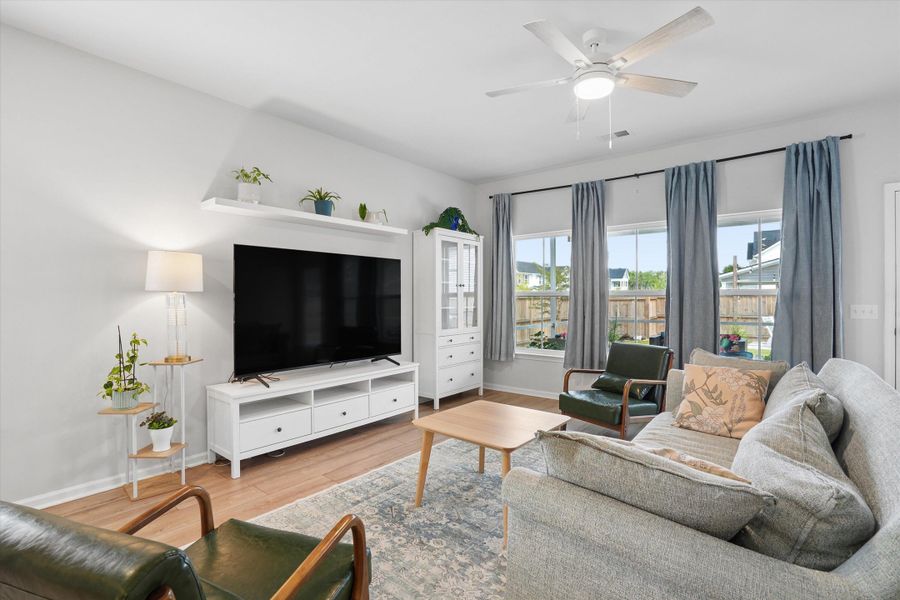 Furnished interior view inside a new home in Heron's Walk at Summers Corner, Summerville (Image 24). Furnished interior view inside a new home in Heron's Walk at Summers Corner, Summerville (Image 24).