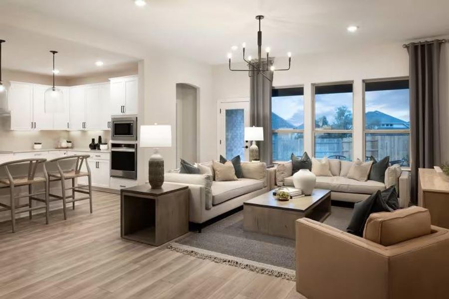 Photo of Pulte model home with same floor plan, not of actual home listed. Photo of Pulte model home with same floor plan, not of actual home listed.