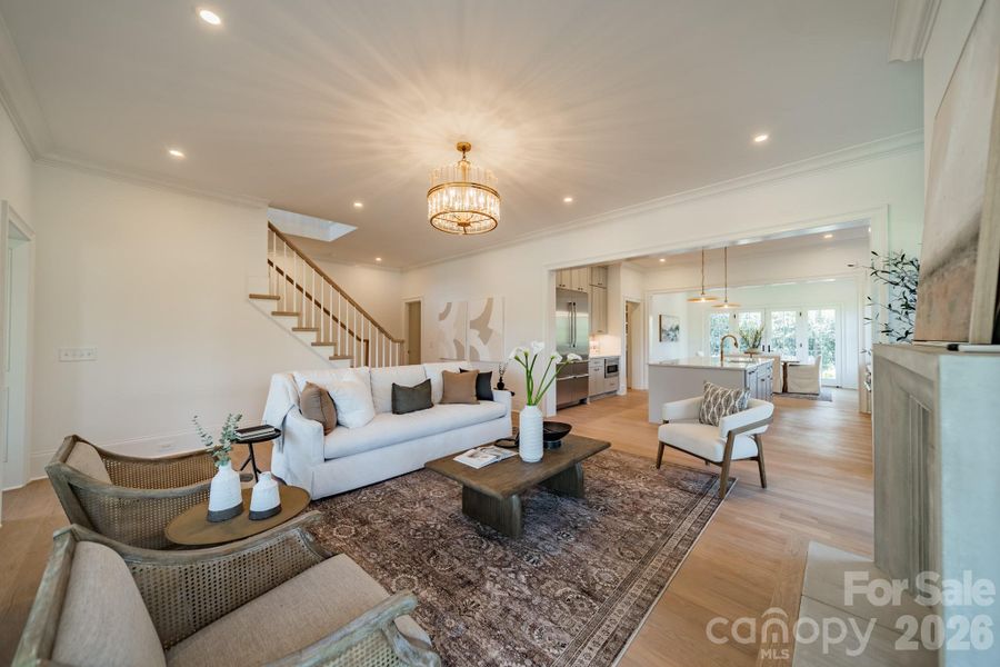 Furnished interior view inside a new home in , Charlotte (Image 6).