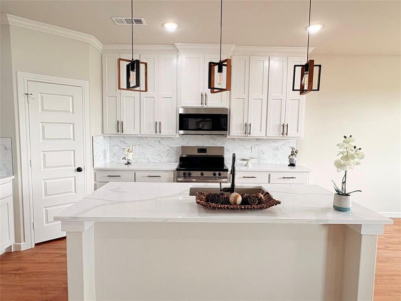 Furnished interior view inside a new home in , Quinlan (Image 5).