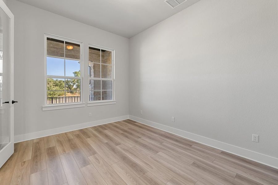 Spacious, unfurnished interior of a new home in Capitol Collection at Lariat, Liberty Hill (Image 17). Spacious, unfurnished interior of a new home in Capitol Collection at Lariat, Liberty Hill (Image 17).