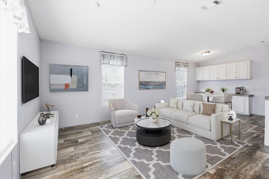 Furnished interior view inside a new home in , Englewood (Image 7).