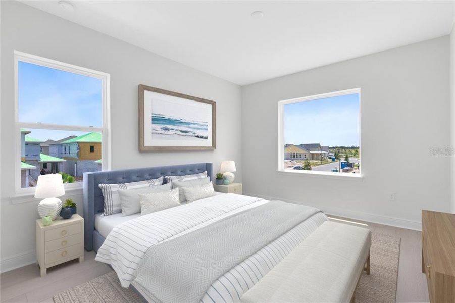 Virtually staged image.