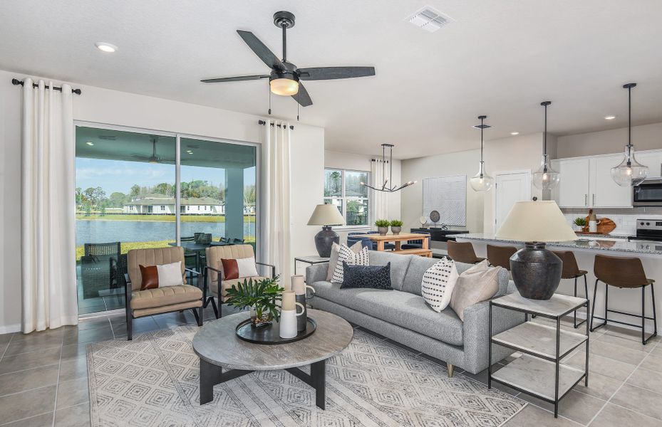 Furnished interior view inside a new home in Silverlake, Lake Alfred (Image 12).