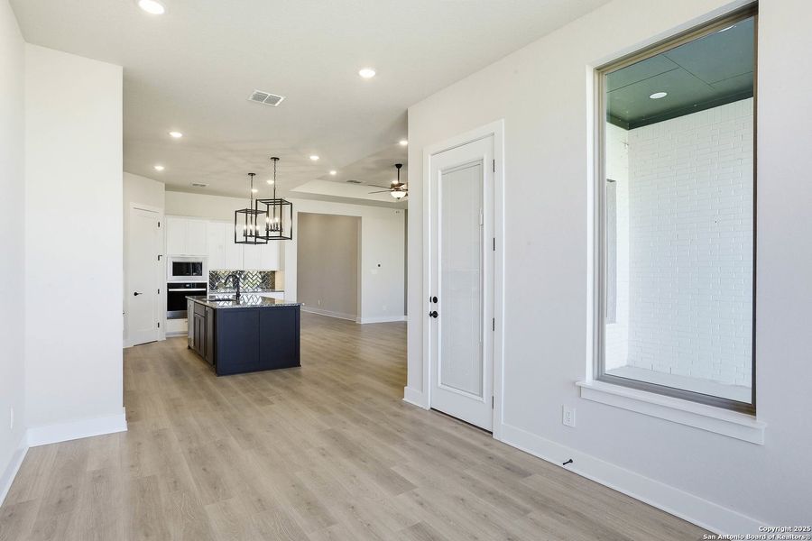 Furnished interior view inside a new home in Haby Hill 50s, San Antonio (Image 8). Furnished interior view inside a new home in Haby Hill 50s, San Antonio (Image 8).