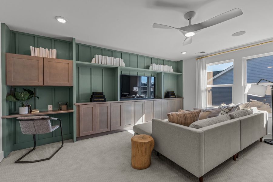 Representative furnished interior of a home built from the The Boardwalk by Chesapeake Homes in Terrapin, Leland (Image 56). Representative furnished interior of a home built from the The Boardwalk by Chesapeake Homes in Terrapin, Leland (Image 56).
