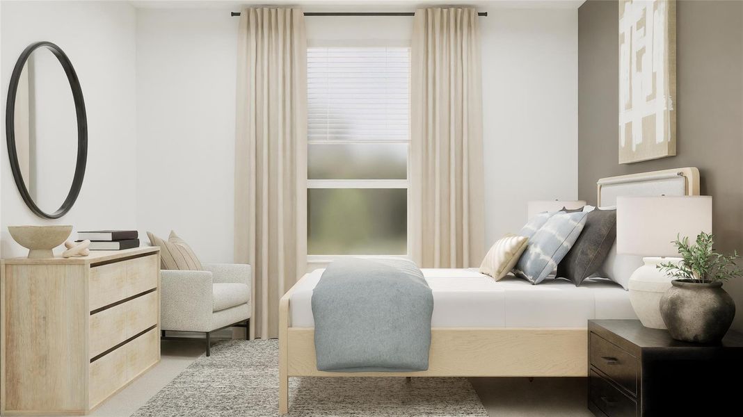 Furnished interior view inside a new home in Anniston, Katy (Image 4).