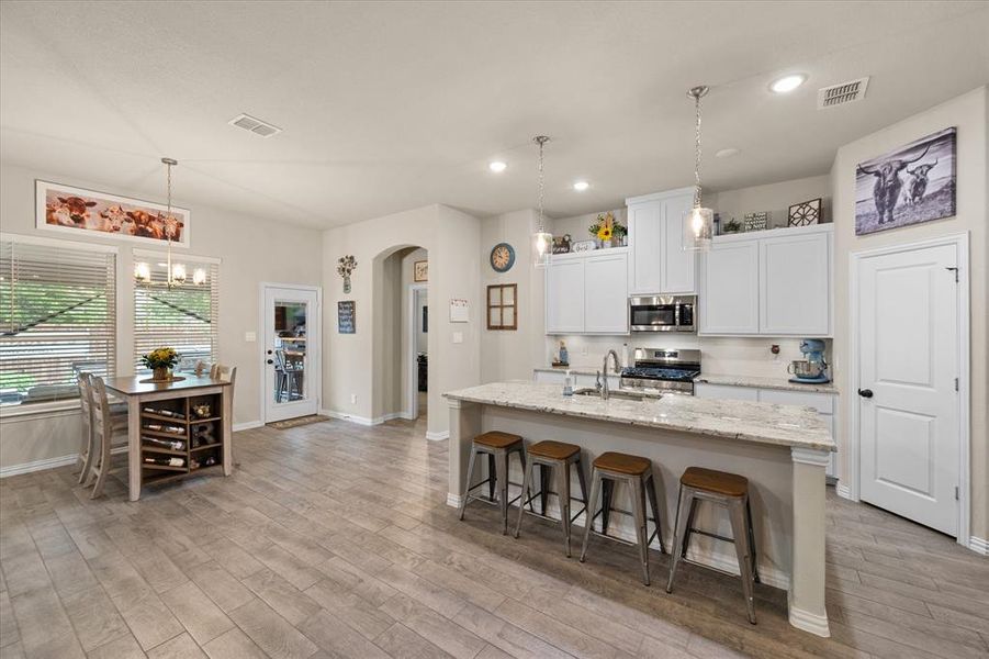 Furnished interior view inside a new home in Willow Vista Estates, Saginaw (Image 14).