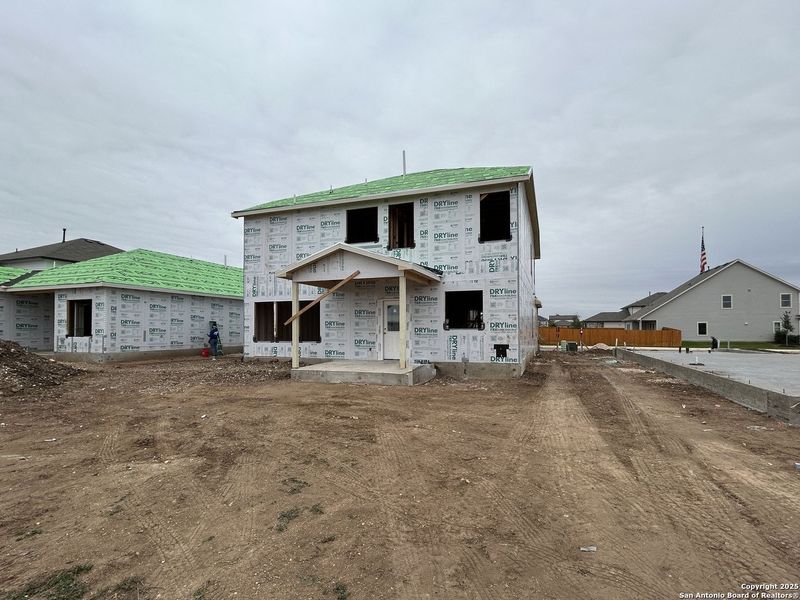 In-progress construction of a new home in Enclave at Hennersby Hollow 50's, San Antonio, TX (Image 11). In-progress construction of a new home in Enclave at Hennersby Hollow 50's, San Antonio, TX (Image 11).