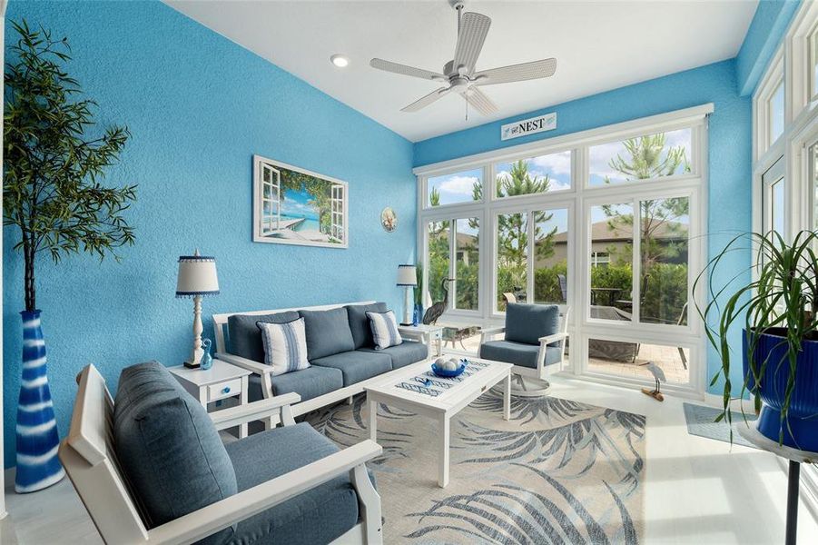 Furnished interior view inside a new home in , Ocala (Image 42). Furnished interior view inside a new home in , Ocala (Image 42).