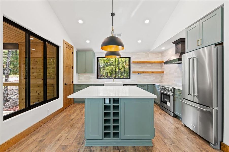 Furnished interior view inside a new home in , Mineral Bluff (Image 3).