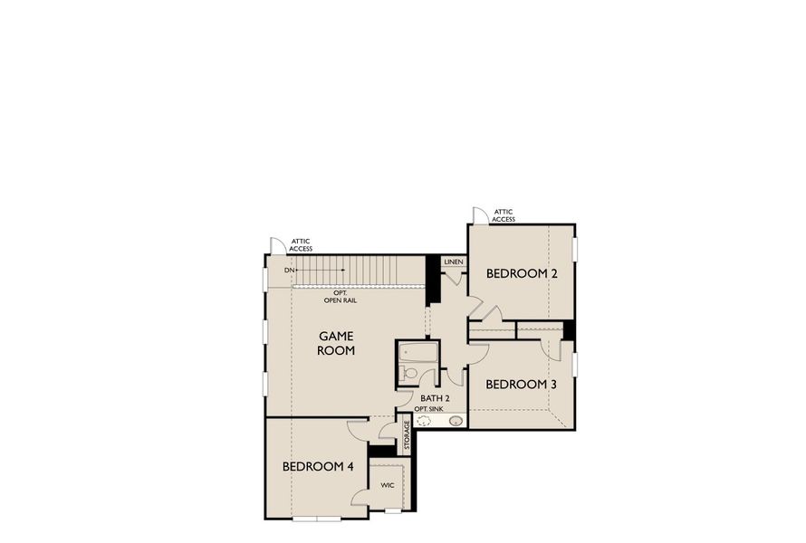 2D floor plan layout for the Westlake by Ashton Woods in Willow Springs, Buda, TX (Image 3). 2D floor plan layout for the Westlake by Ashton Woods in Willow Springs, Buda, TX (Image 3).