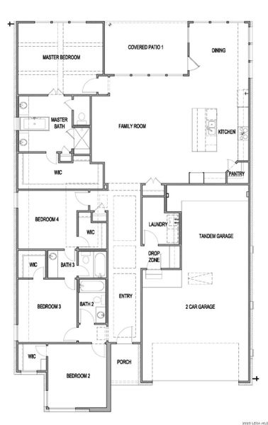 2D floor plan layout of this home in Windsong, Boerne, TX (Image 3). 2D floor plan layout of this home in Windsong, Boerne, TX (Image 3).