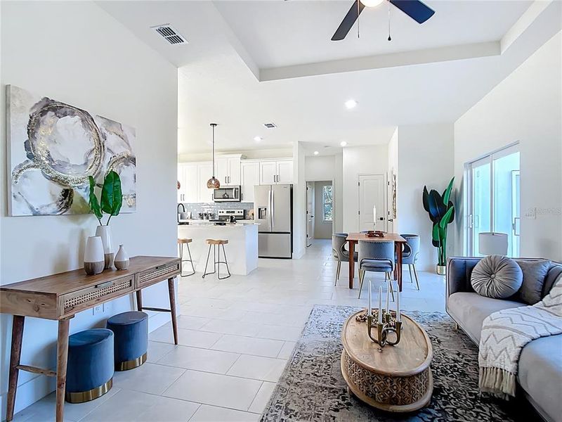 Furnished interior view inside a new home in , Lehigh Acres (Image 18).
