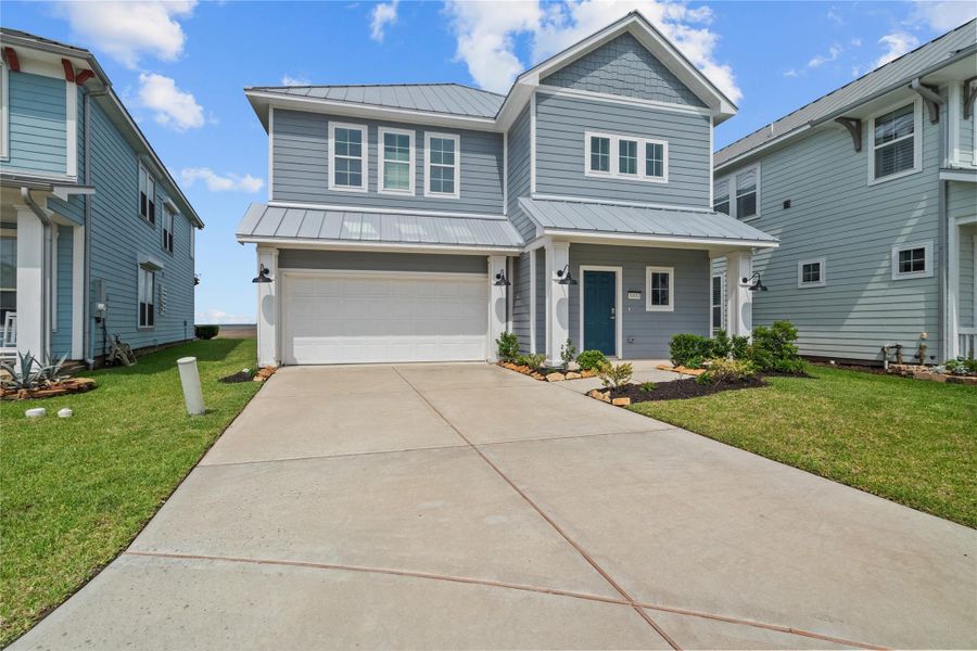 Front exterior of a new home in , Texas City, TX, highlighting curb appeal (Image 19).