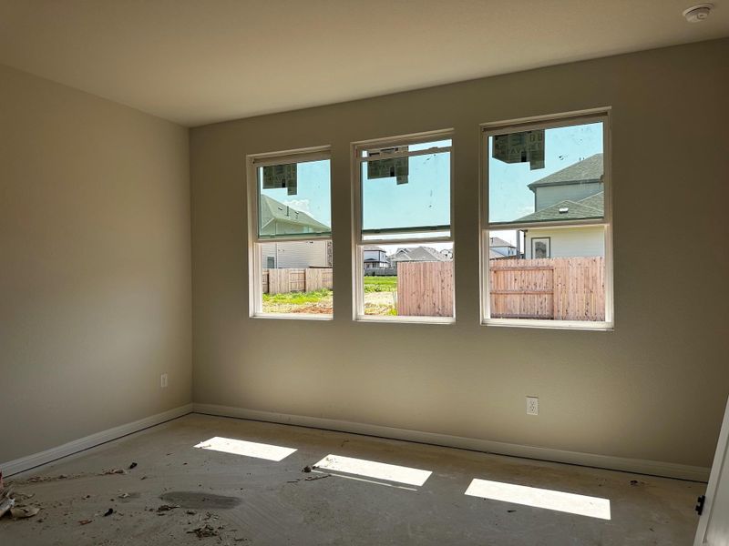 In-progress construction of a new home in Patterson Ranch, Georgetown, TX (Image 18).
