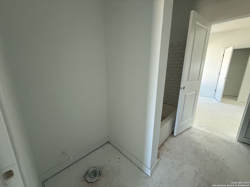 In-progress construction of a new home in Enclave at Hennersby Hollow 50's, San Antonio, TX (Image 23).