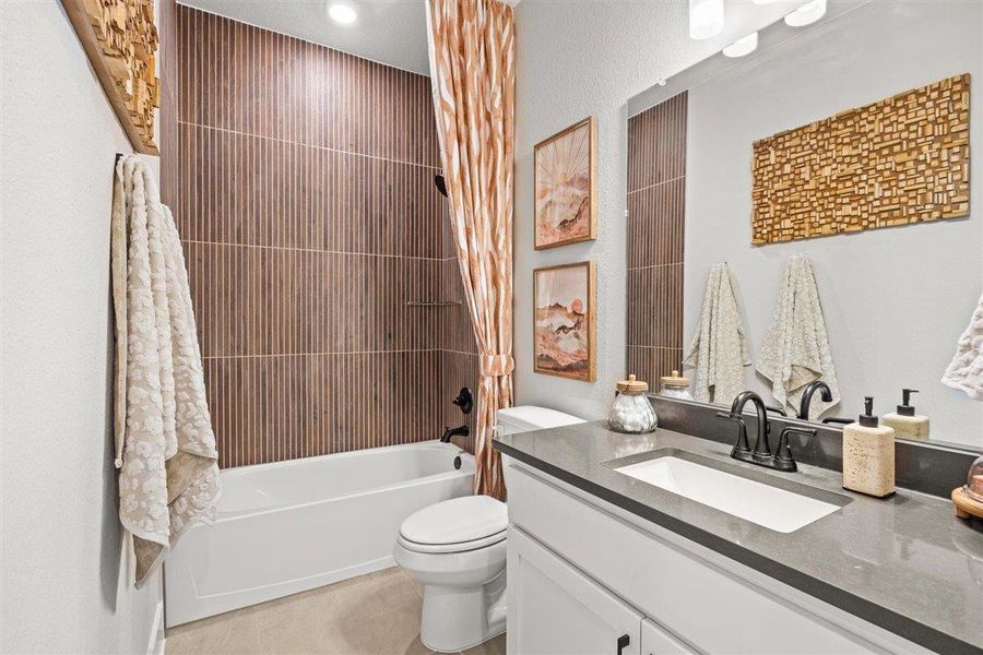 Furnished interior view inside a new home in Sweetwater, Austin (Image 17).