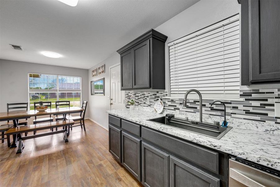Furnished interior view inside a new home in , Powderly (Image 5).
