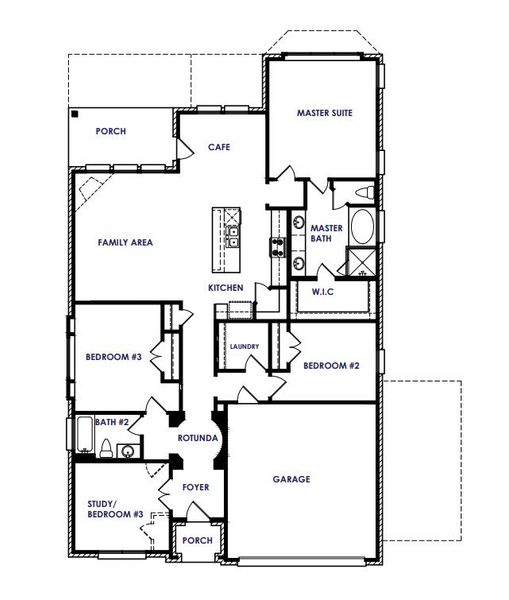 2D floor plan layout for the Kenilworth by Astoria Homes in Trails of Trenton, Trenton, TX (Image 5). 2D floor plan layout for the Kenilworth by Astoria Homes in Trails of Trenton, Trenton, TX (Image 5).
