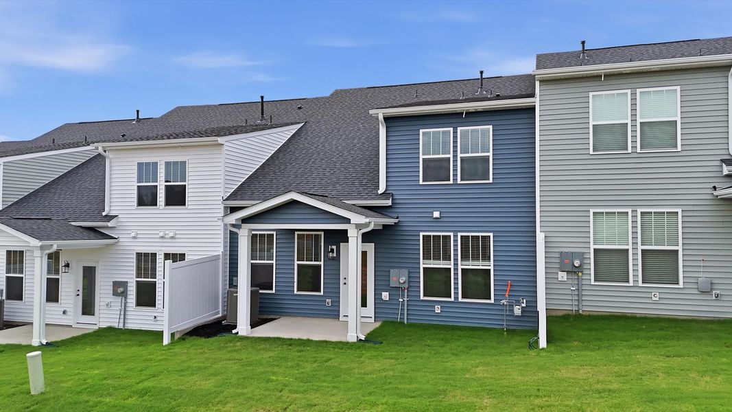 Exterior details and patio area of a home in Silo Ridge, Anderson (Image 4).