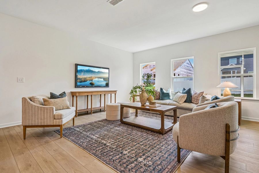 Furnished interior view inside a new home in Crescent Mills, Wilson's Mills (Image 7).