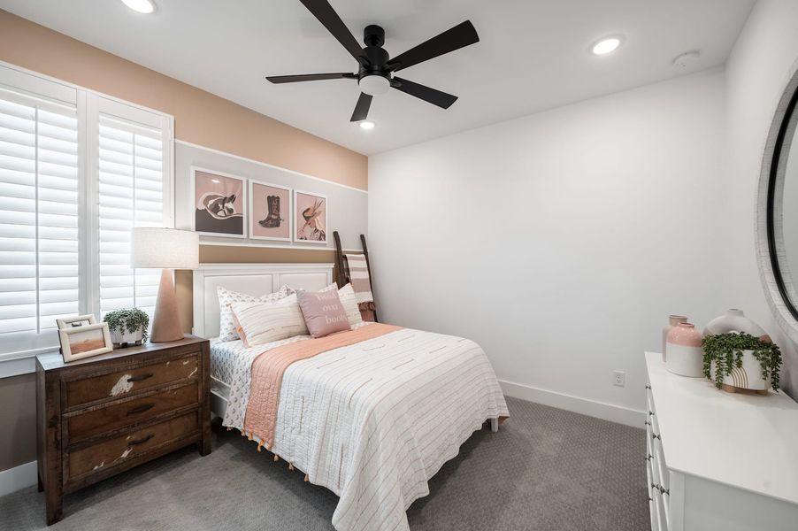 Representative furnished interior of a home built from the Wren by Tri Pointe Homes in Oakhill Reserve, Tomball (Image 29).