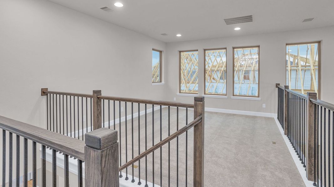Spacious, unfurnished interior of a new home in Grand Central Park, Conroe (Image 15).
