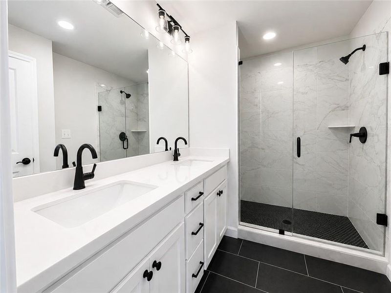 Furnished interior view inside a new home in Townes at South Main, Kennesaw (Image 3).