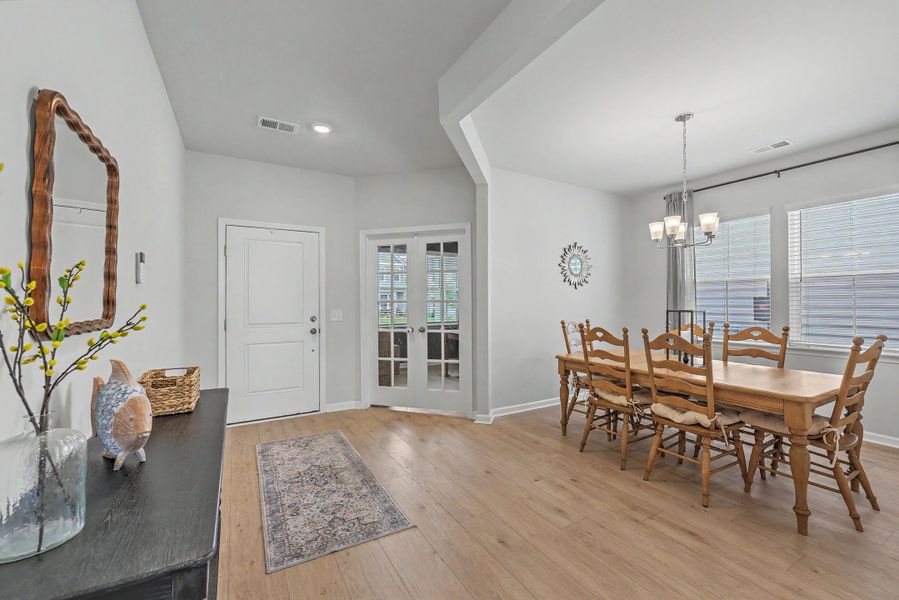 Furnished interior view inside a new home in Limehouse Farms, Summerville (Image 5).