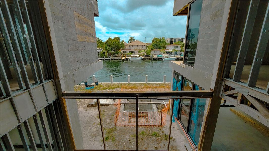 Northeast View of Intracoastal Sandbar and Atlantic Ocean