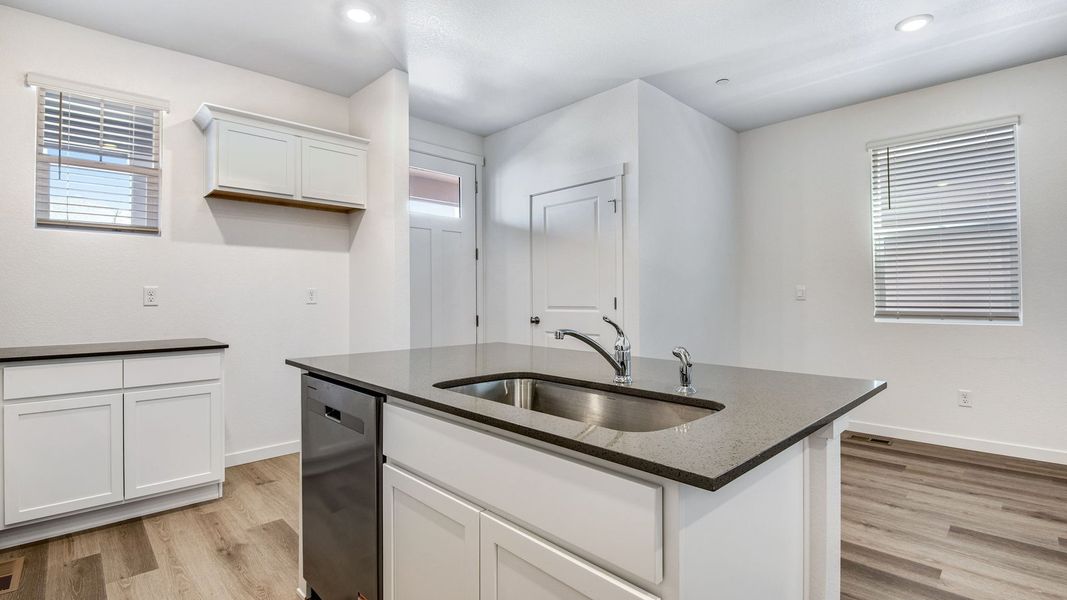 Furnished interior view inside a new home in Settlers Crossing, Commerce City (Image 7).