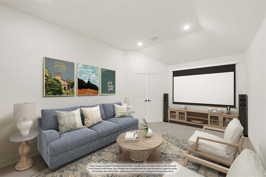 Furnished interior view inside a new home in Rockwood 90, Mansfield (Image 15). Furnished interior view inside a new home in Rockwood 90, Mansfield (Image 15).