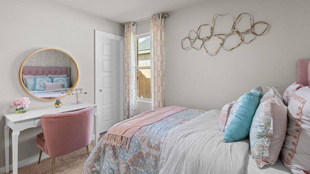 Furnished interior view inside a new home in Homestead at Parks Bell Ranch, Odessa (Image 17).