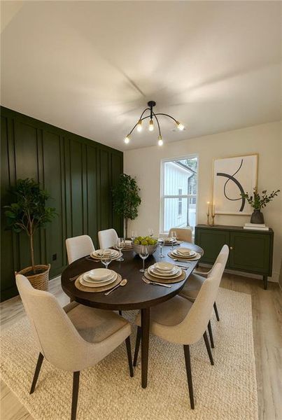 Furnished interior view inside a new home in , Gainesville (Image 13).