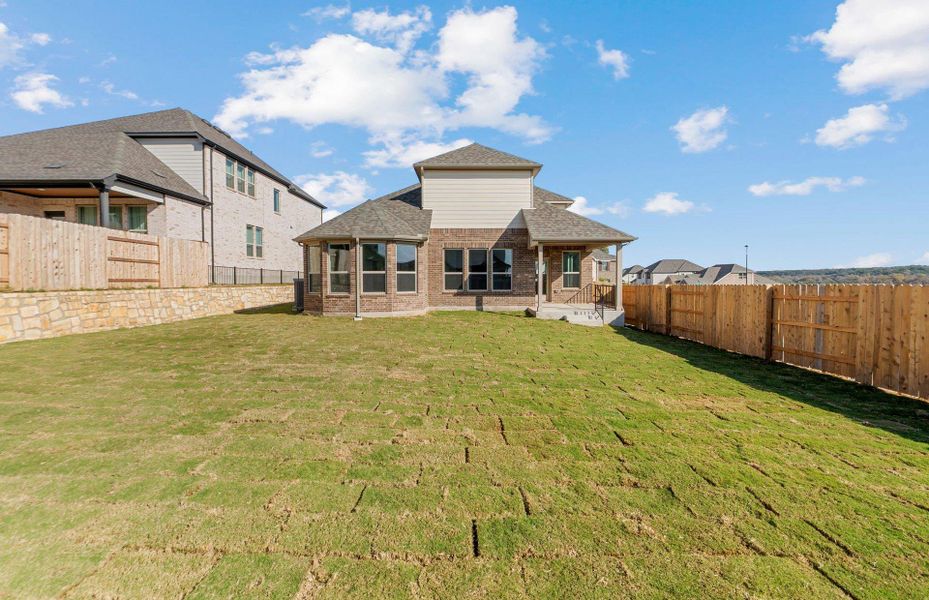 Exterior details and patio area of a home in Crescent Bluff, Georgetown (Image 21).