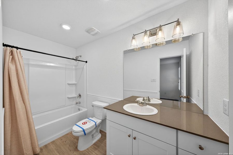 Furnished interior view inside a new home in Hidden Trails, Bulverde (Image 6).