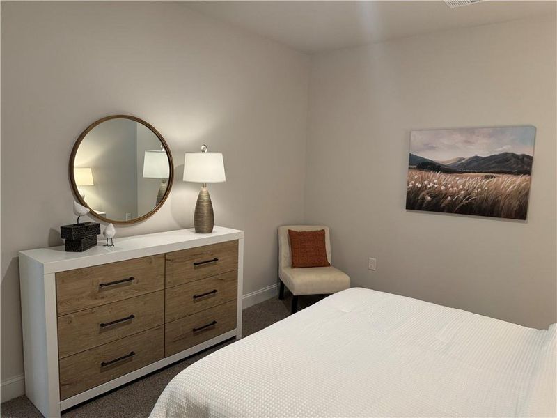 Furnished interior view inside a new home in The Fields of Walnut Creek, Pendergrass (Image 9).