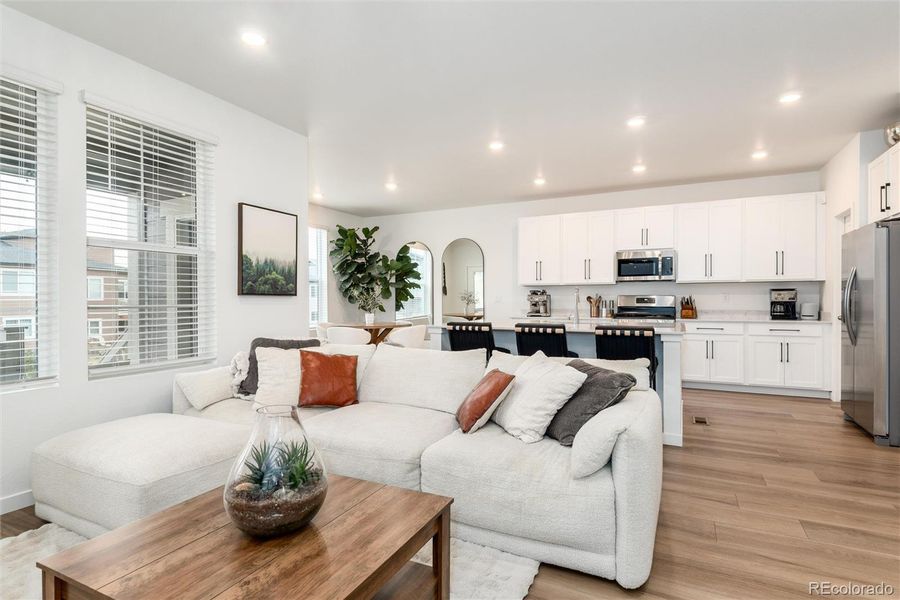 Furnished interior view inside a new home in , Parker (Image 39).