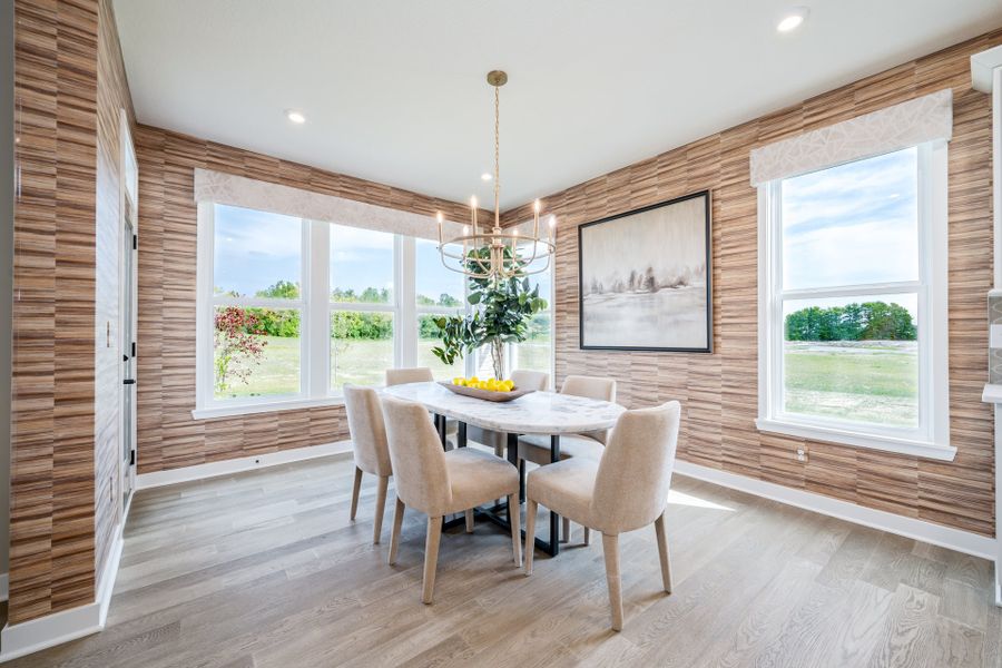 Representative furnished interior of a home built from the Charles by Fischer Homes in Twin Lakes, Hoschton (Image 60).