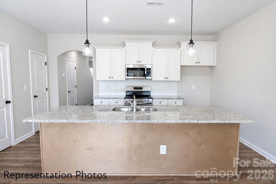Furnished interior view inside a new home in , Charlotte (Image 6).
