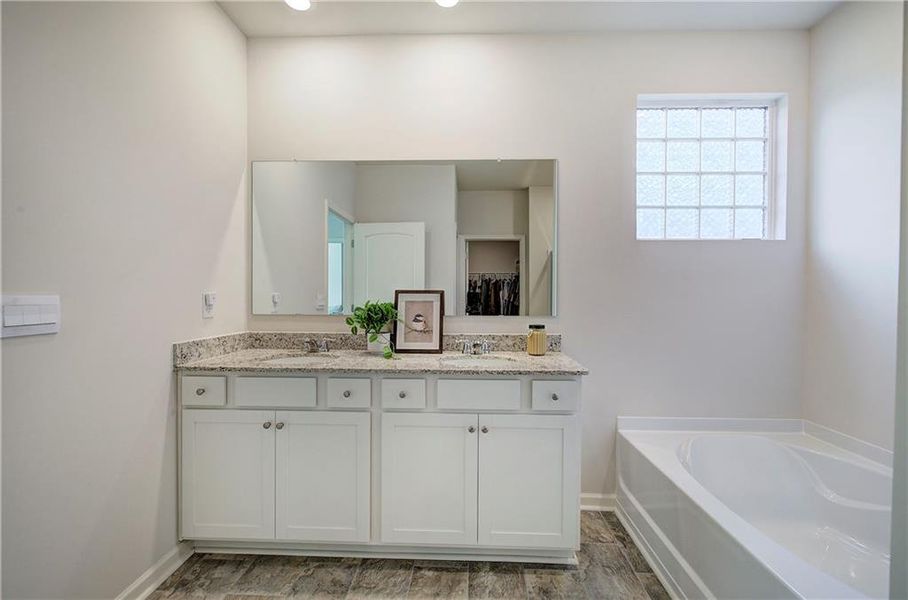 Furnished interior view inside a new home in , Cartersville (Image 37).