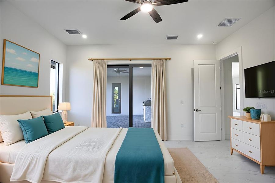 Furnished interior view inside a new home in , Port Charlotte (Image 38). Furnished interior view inside a new home in , Port Charlotte (Image 38).