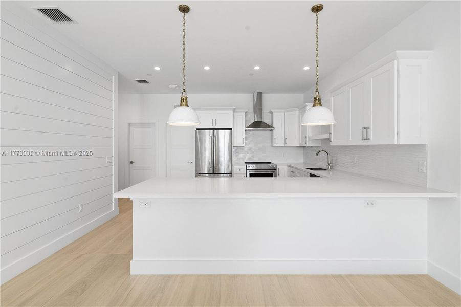 Furnished interior view inside a new home in , Islamorada, Village of Islands (Image 6).