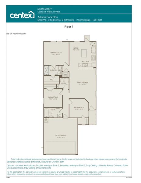 2D floor plan layout of this home in Stokesbury, Waller, TX (Image 2). 2D floor plan layout of this home in Stokesbury, Waller, TX (Image 2).